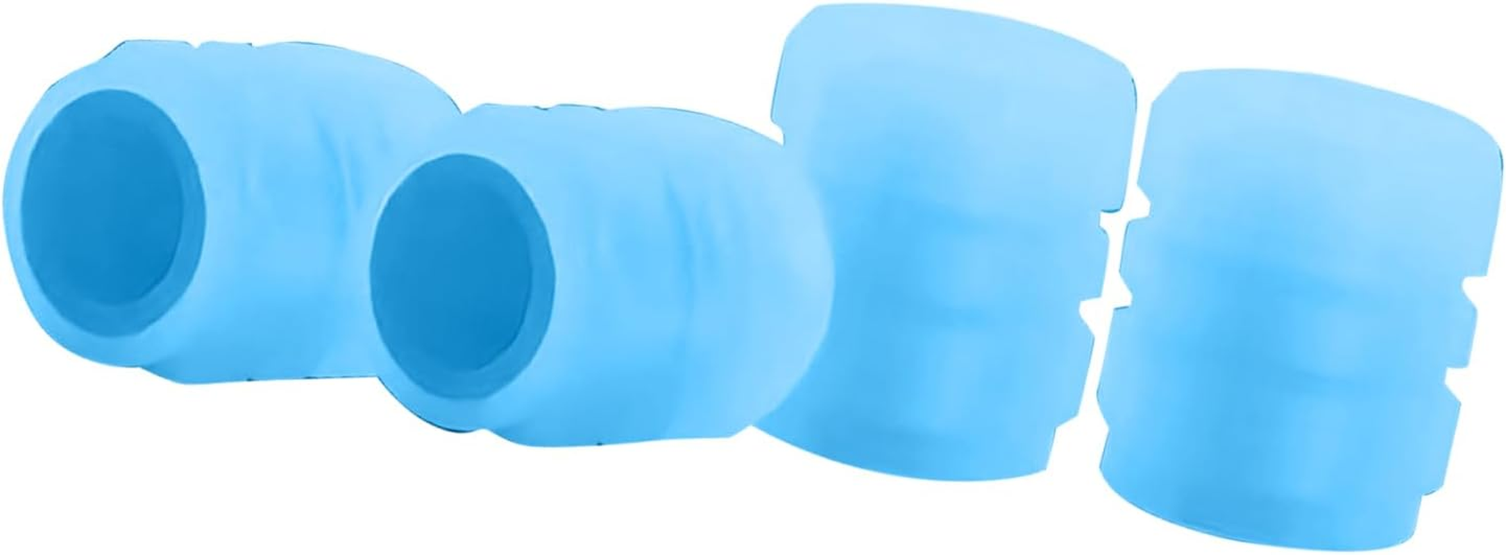 Fluorescent Tyre Valve Stem Cap, Enhance Visibility Luminous Tire Valve Cap Construction Easy Install Water for Car (Blue) image number 3