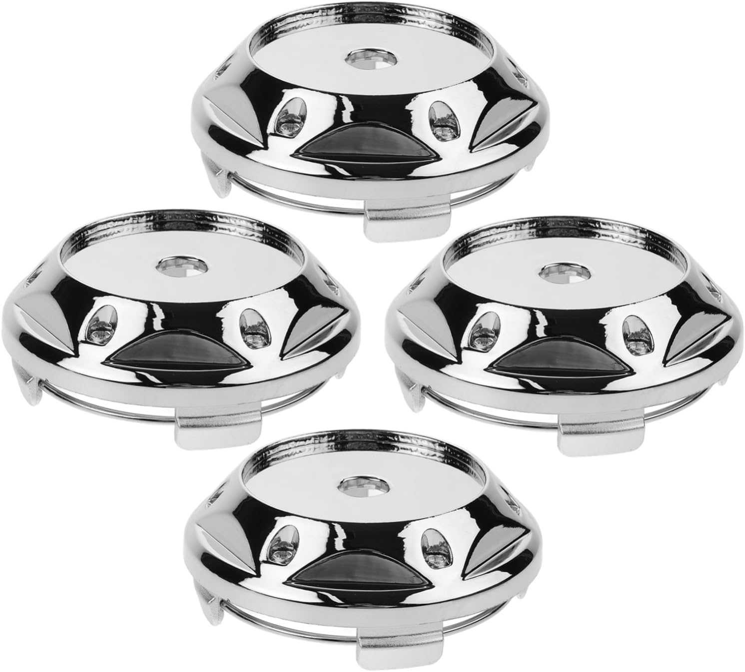 SOPOTUTU 4Pcs Silver 68Mm Auto Wheel Center Caps Rim Hub Center Covers Vehicle Wheel Rim Caps for Car Accessories image number 6