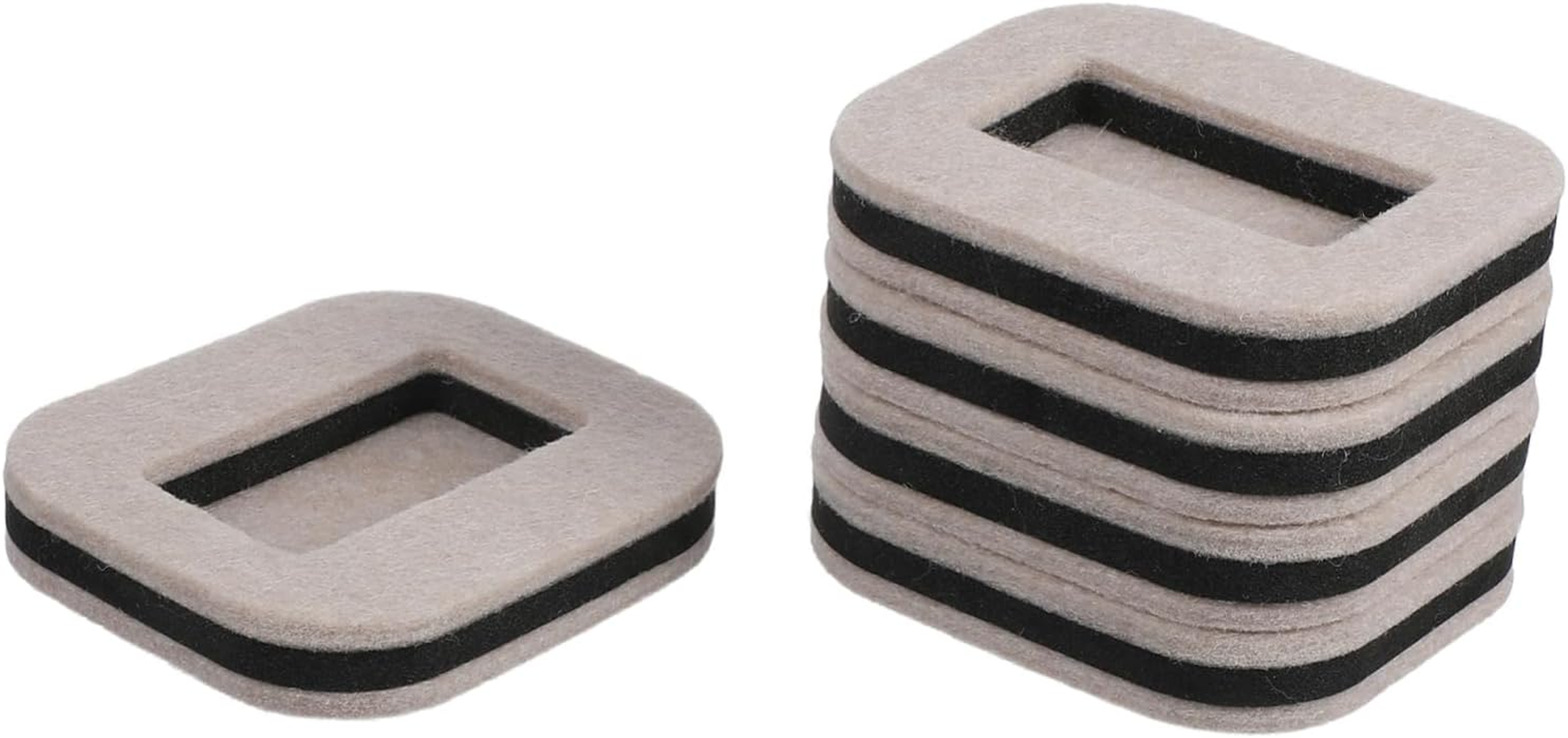 5Pcs Non-Slip Furniture Pads Sticky Caster Cups for Office Chairs Antiskid Wheel Protectors for Hardwood Floors image number 2