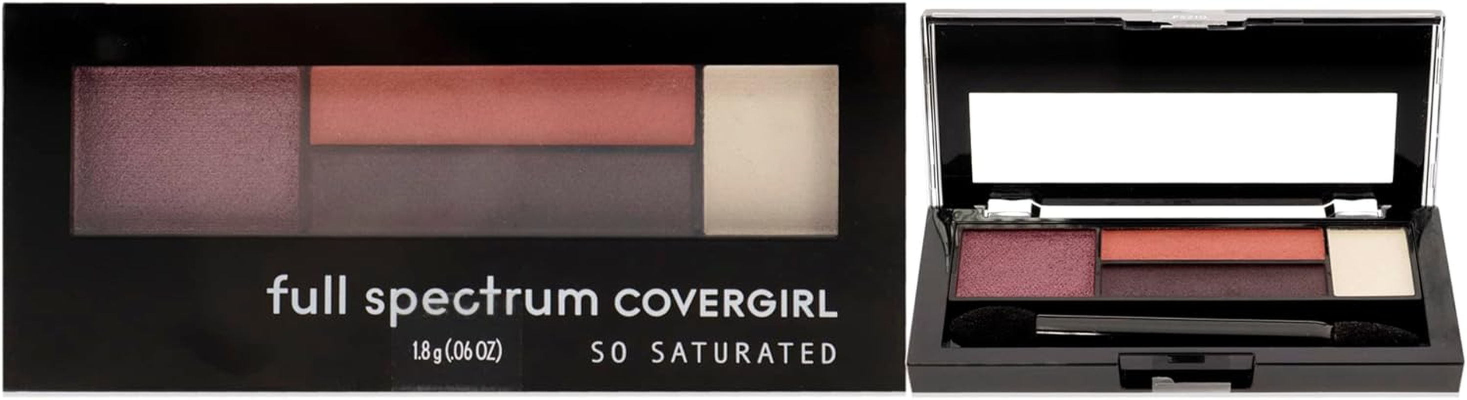 COVERGIRL so Saturated Quad Palette, on Ice, 0.06 Ounce