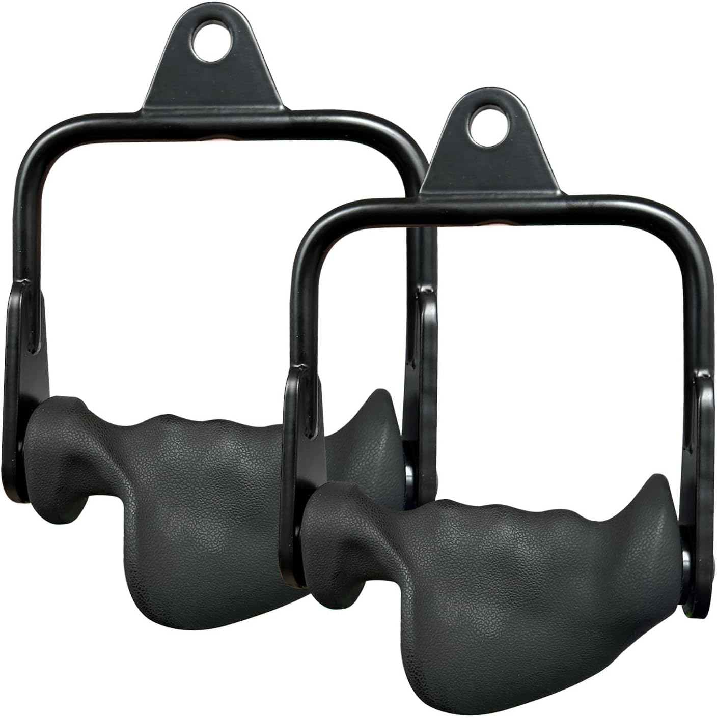 Ergonomic Tricep Rope Pull down Attachment, Gym Cable Attachment, Pull down Rope for Cable Machine, Upgraded Tricep Attachment with Full Palm Support, Tricep Rope Cable Attachment