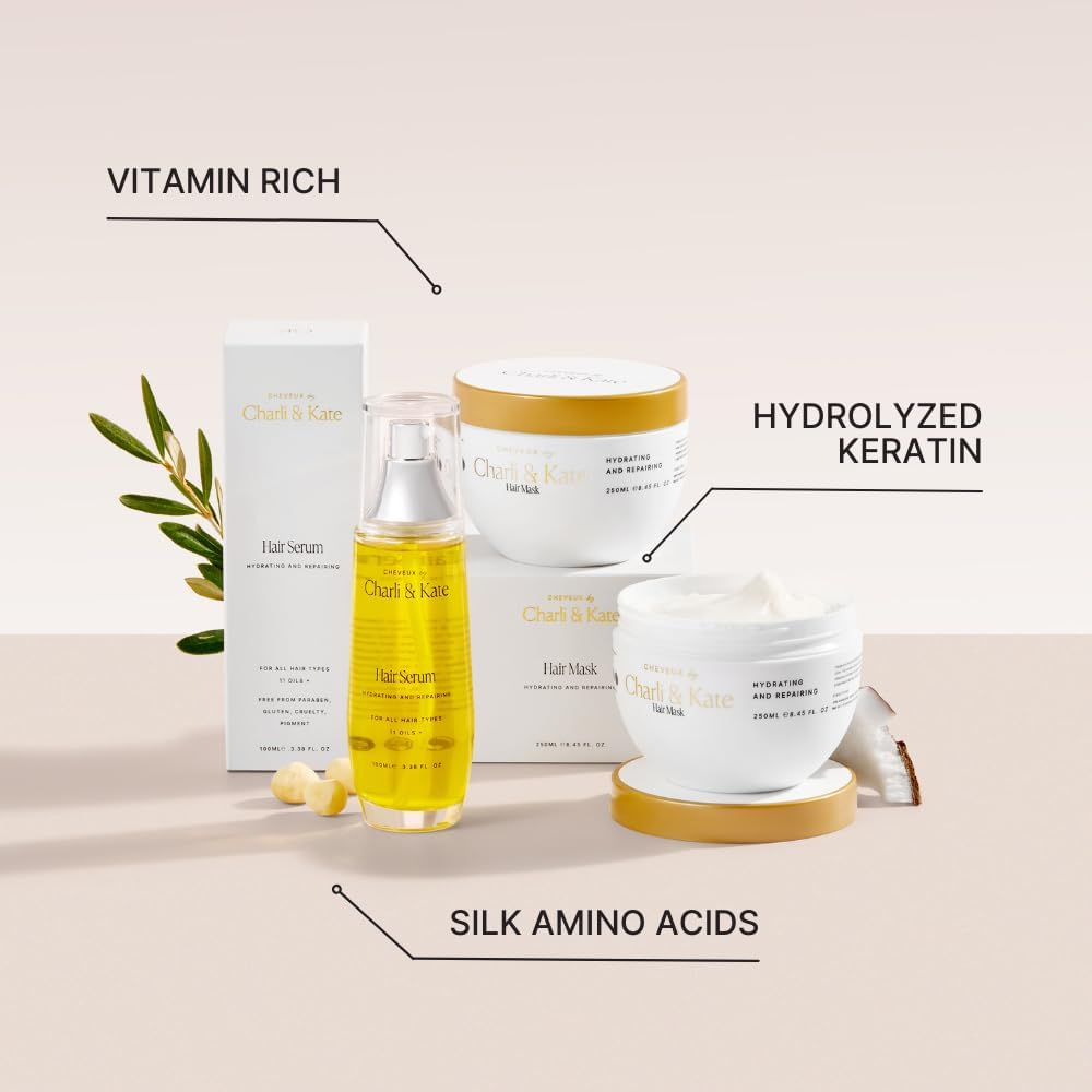 Cheveux Hair Mask 250Ml, 5 Minute Hair Mask, Repairs Dry & Damaged Hair, Promotes Strength & Shine, Designed for All Hair Types, 100% Vegan & Cruelty Free image number 4