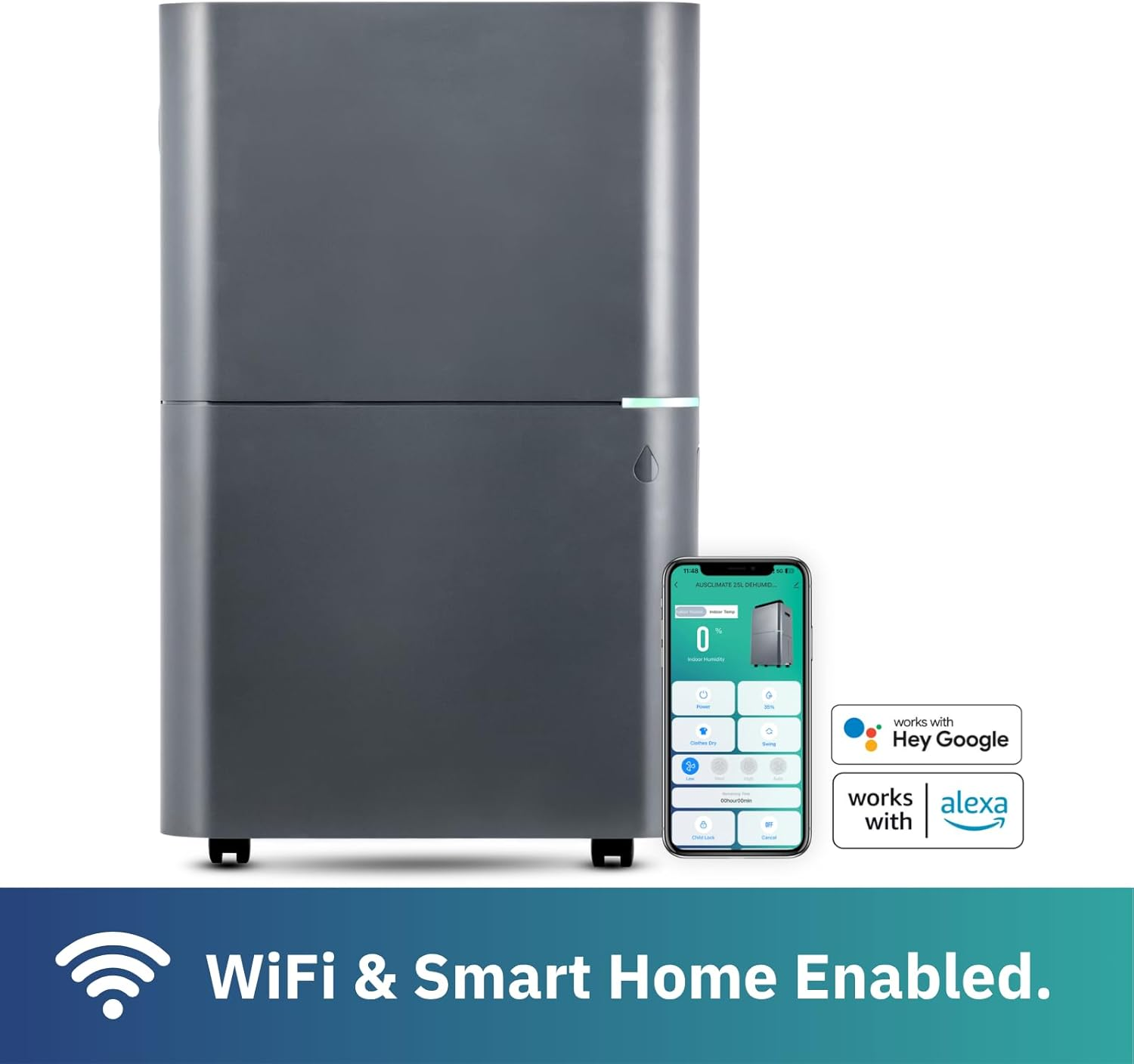 Ausclimate Medium+ 25L Dehumidifier image number 1