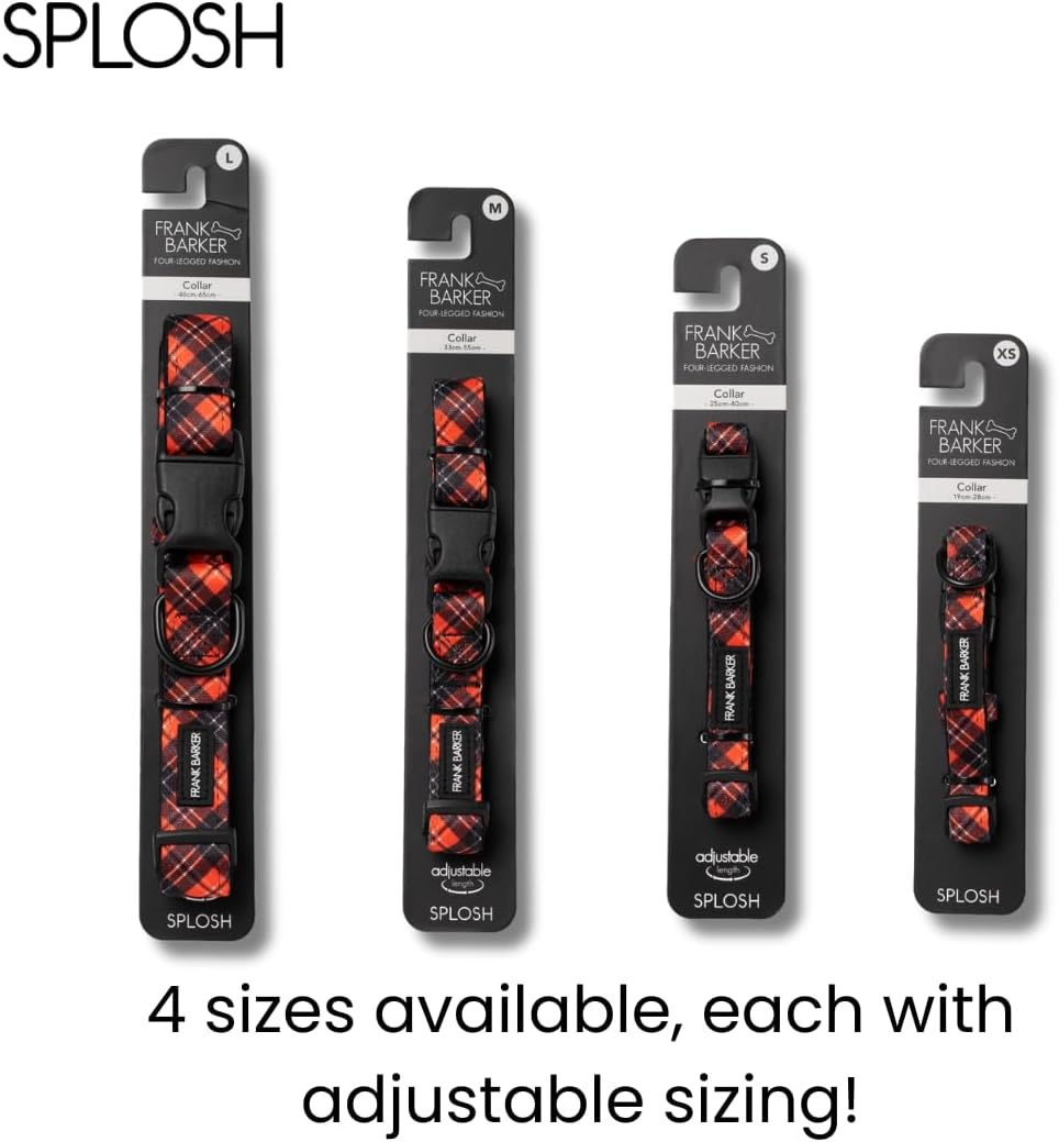 Splosh Frank Barker Dogs Collar, Tartan, Large image number 6