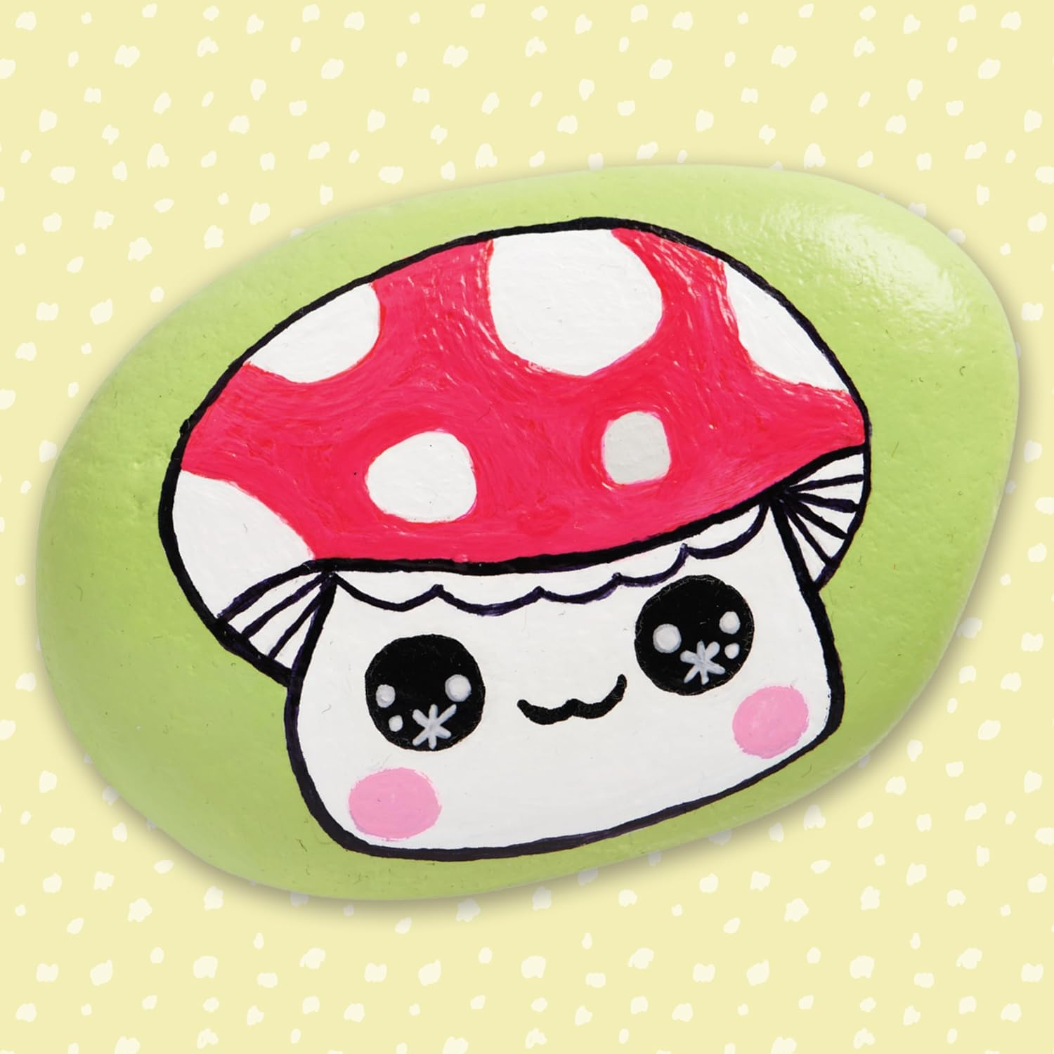 Zap! Kawaii Rock Painting Kit - Create Adorable Kawaii Rock Creatures with Paints and Accessories image number 3