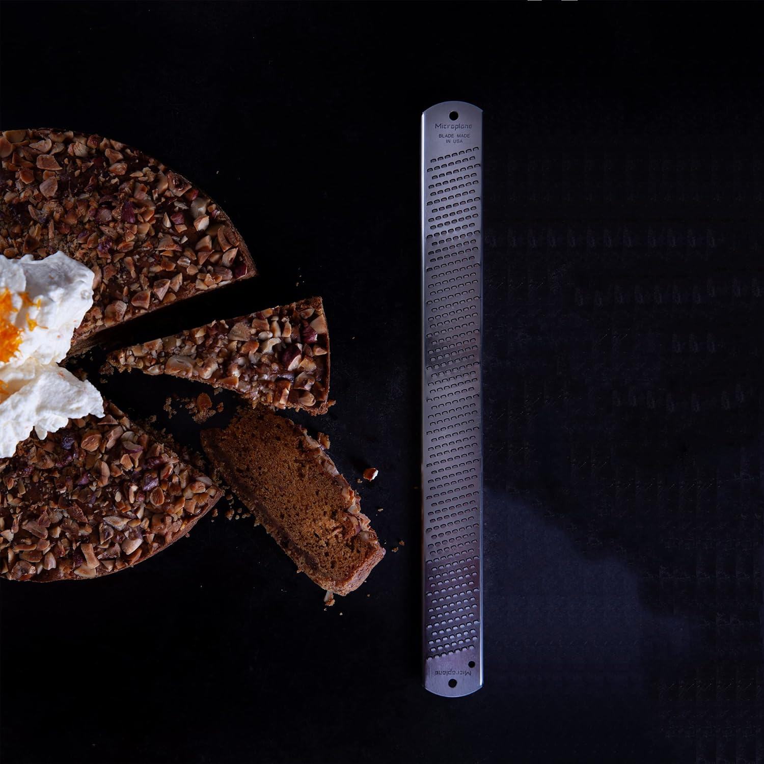 Microplane Zester Grater All Stainless Original Blade for Zesting Citrus and Grating Cheese, Steel (40001) image number 5