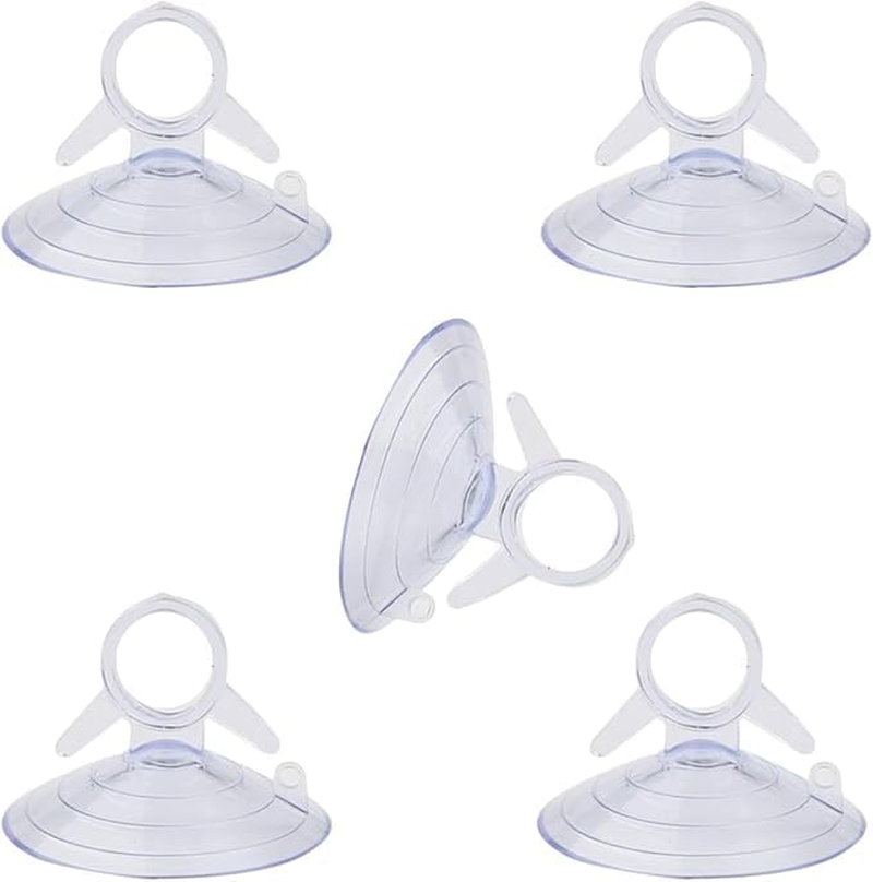 20PCS 45Mm Suction Cup Car Glass Windshield Sunshade PVC Sucker Automotive Glass Suction Cup Black (White)