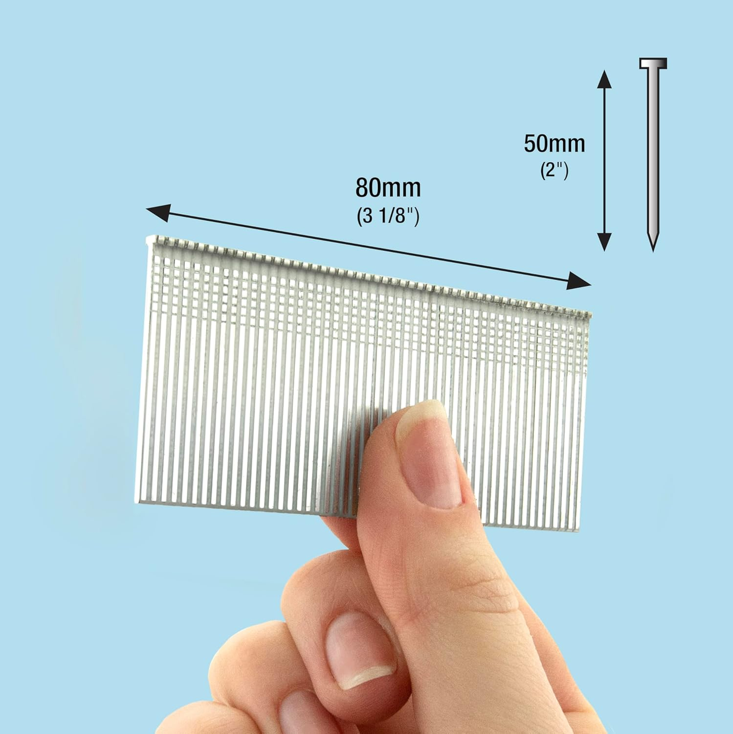 Tacwise 1098 Type 16G / 50 Mm Stainless Steel Finish Nails, Pack of 1000 image number 3