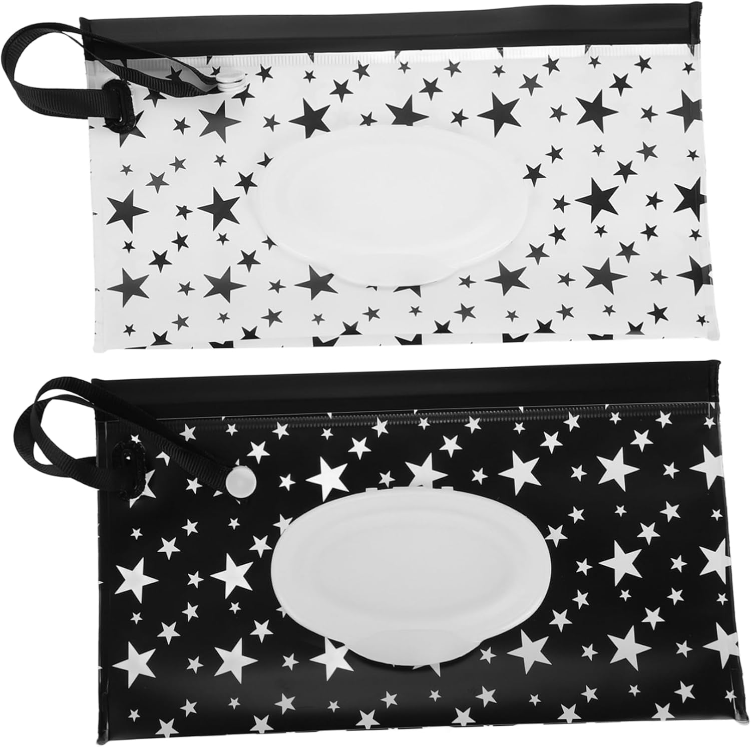 2Pcs Portable Wipe Container Wipes Pouch Refillable Holder Case for Home Travel image number 1