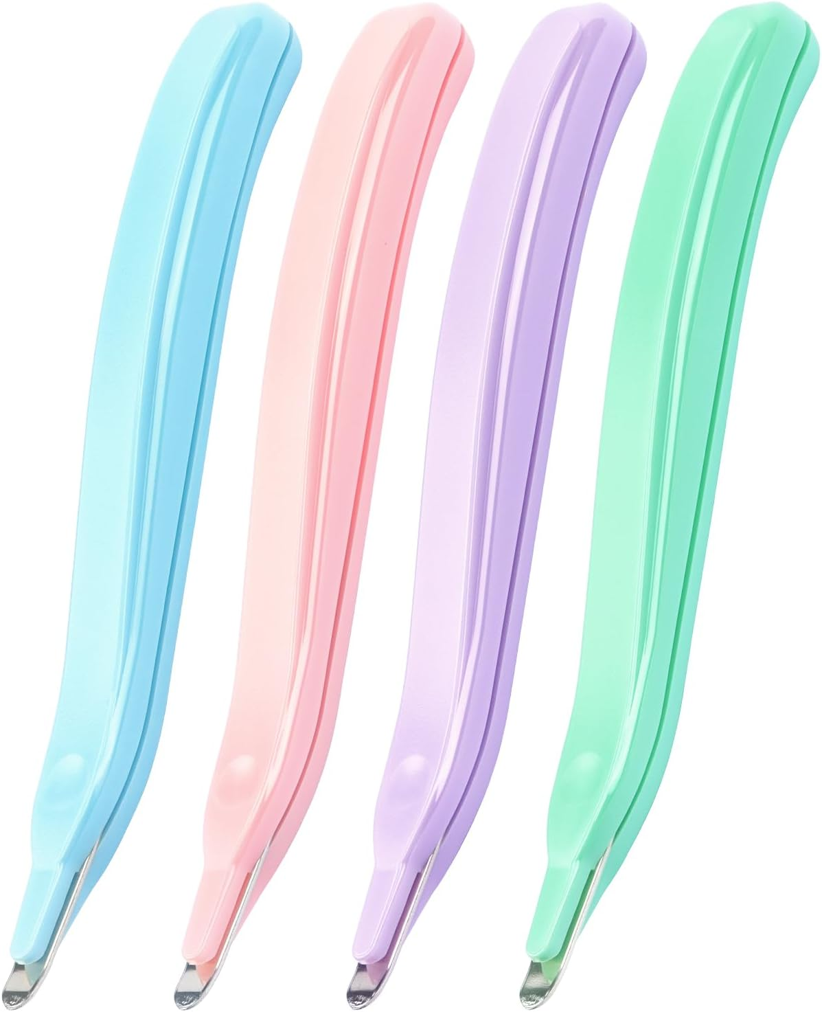 Professional Magnetic Staple Remover Puller Staples Remover Staple Removal Tool for School Office Home 4 Pack (Blue, Pink, Purple, Green) image number 4