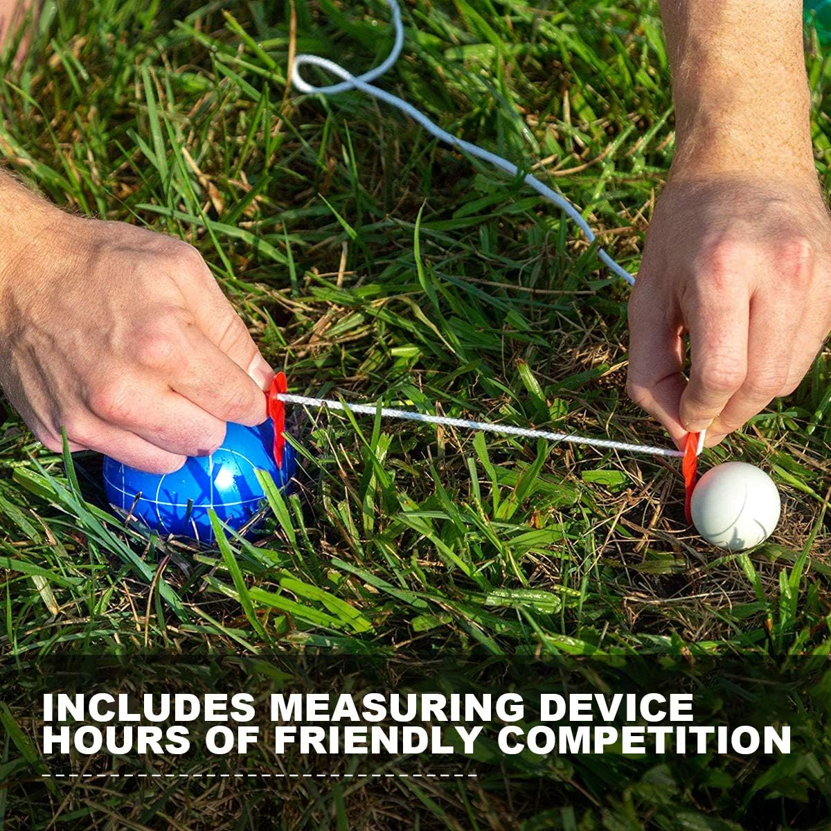 VSSAL Portable Professional Volleyball Net Set Outdoor Backyard, Anti-Sag Design, Adjustable Height Poles, Volleyball Nets Sets with 2 Scoring Poles, Carrying Bag for Beach, Yard and Lawn