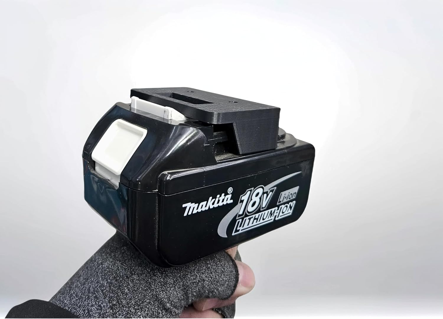 10 Pack Wall-Mount Battery Holder for Makita 14.4V & 18V LXT Batteries &ndash; Compatible with BL1815, BL1830, BL1840, BL1850, BL1860