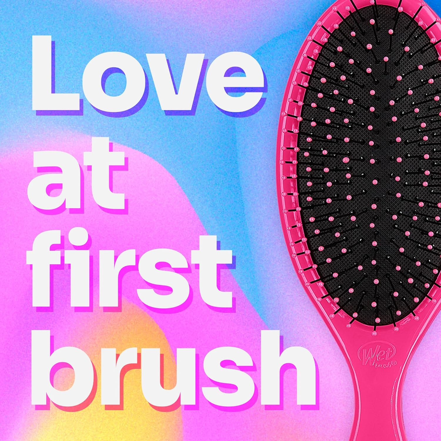 Wet Brush the Wet Brush Unisex Original Detangler Hair Brush, Pink image number 1