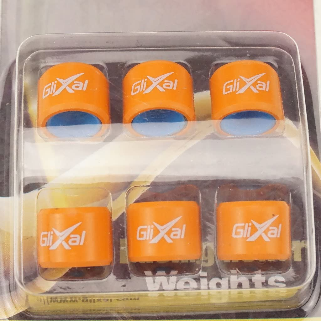 Glixal GY6 150Cc 18X14Mm High Performance Racing Variator Roller Weights Set 157QMJ Engine Scooter Moped ATV Go-Kart Taotao Roketa DUNE Baja Jonway Lance SUNL JCL Kazuma Peace 13G image number 3