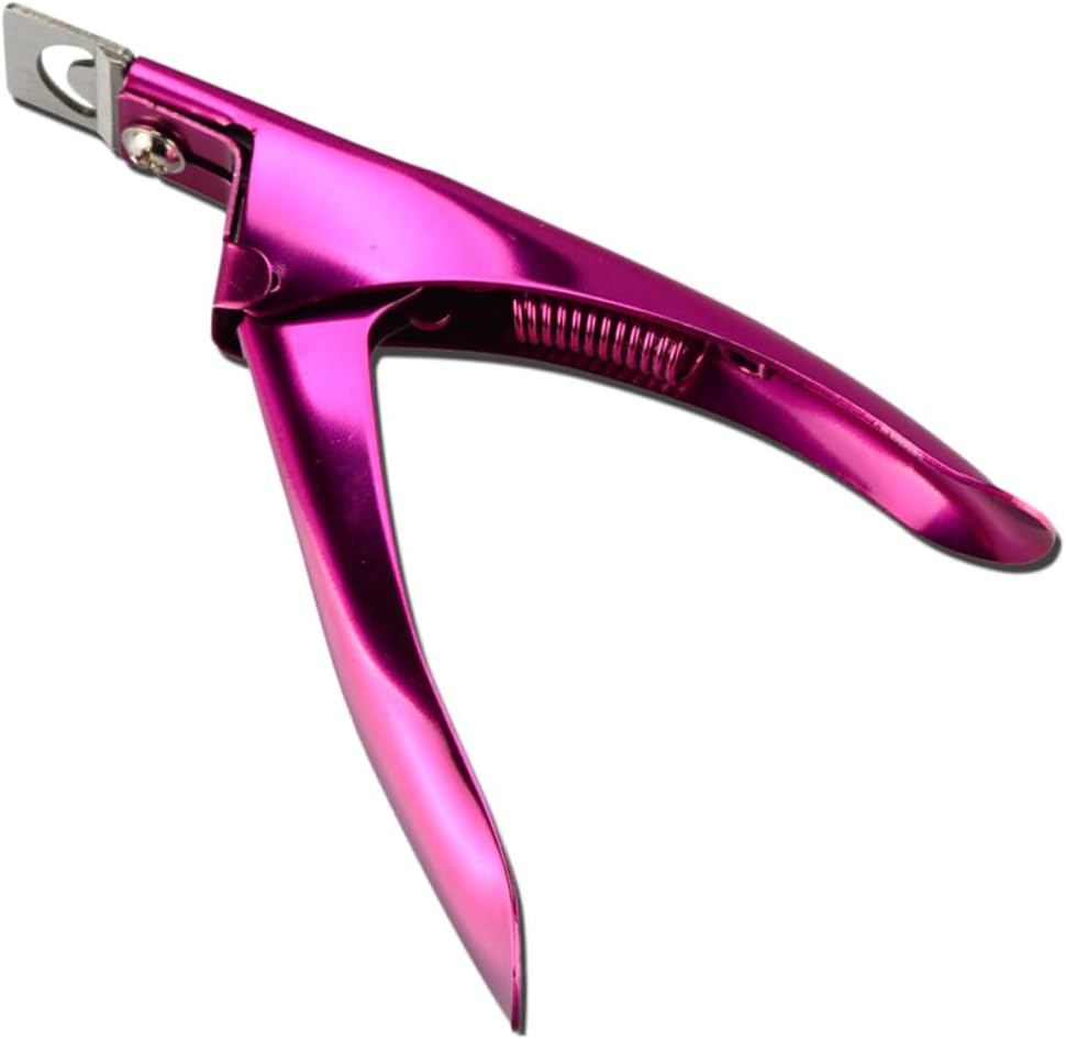 ELAYARD 2Pcs Stainless Steel Nail Tip Trimmer U Shape Clipper Nail Art Wear Manicure Pedicure Tool for Salon Home Use image number 2