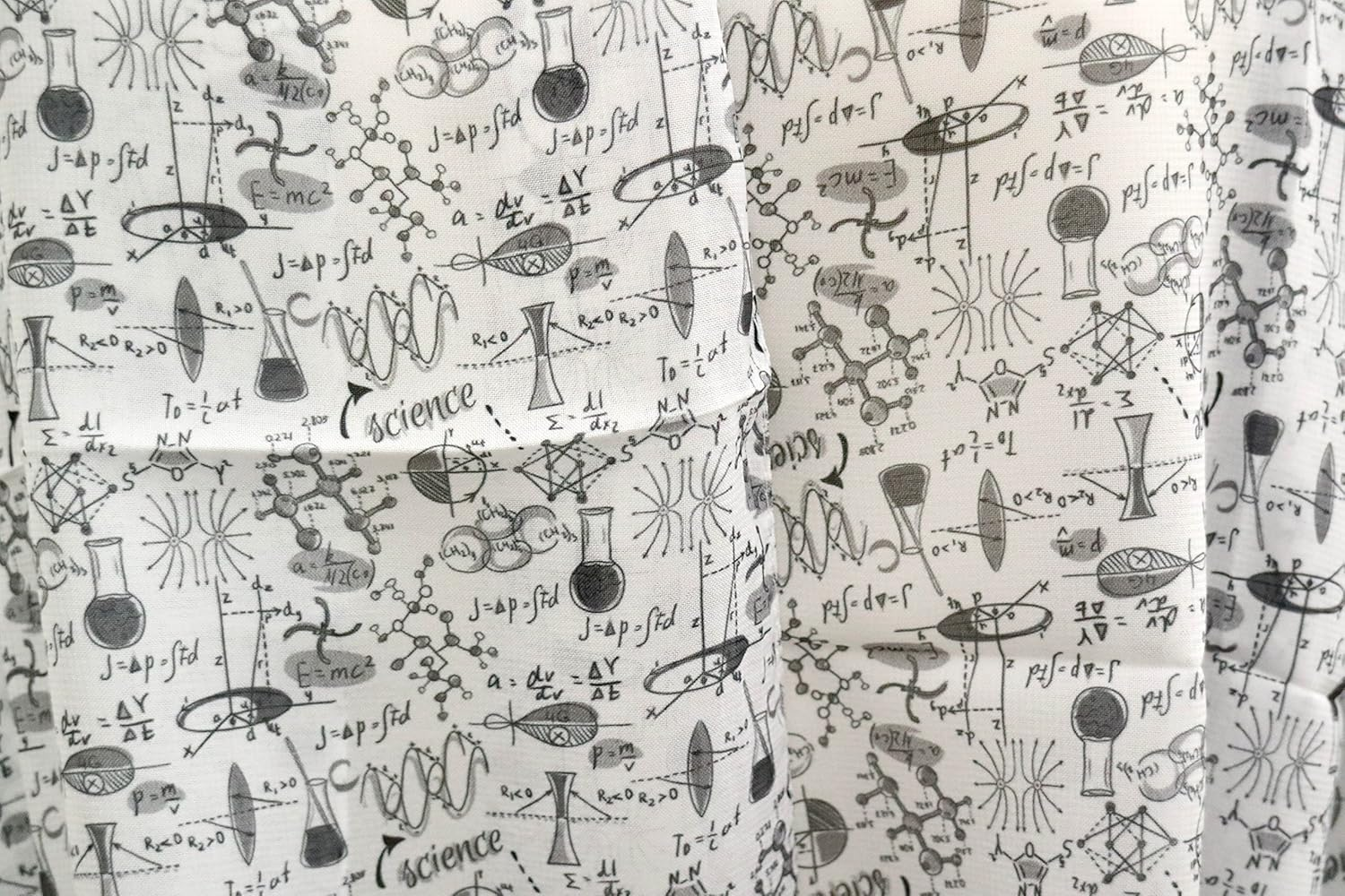 Di Capanni Science Infinity Scarf for Her Geeky Women Chemistry Biology Scientist Physics Colorful