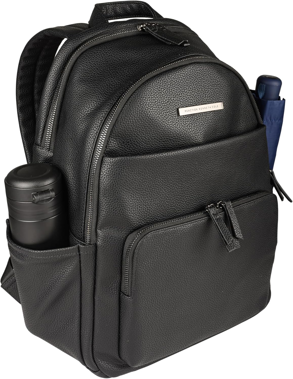 Kenneth Cole REACTION Marley Vegan Pebble Leather Backpack Tote & image number 7