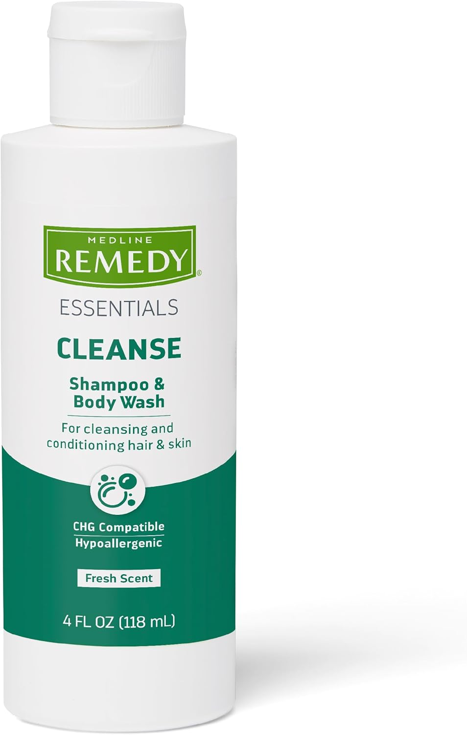Medline MSC092SBW04H Remedy Basics Shampoo and Body Wash Gel, 120Ml image number 5