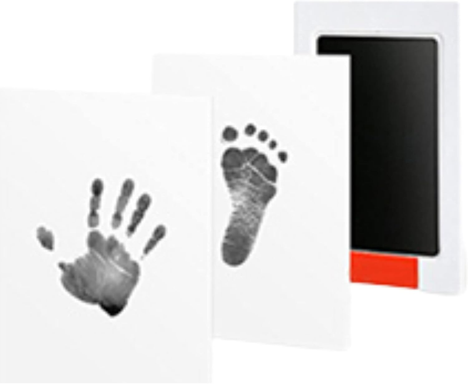 Baby Growth Hand Foot Print Photo Frame Pet Safe Inkless Newborn Souvenir Gift Mothers Fathers Day Card Making Craft Baby Shower Memories