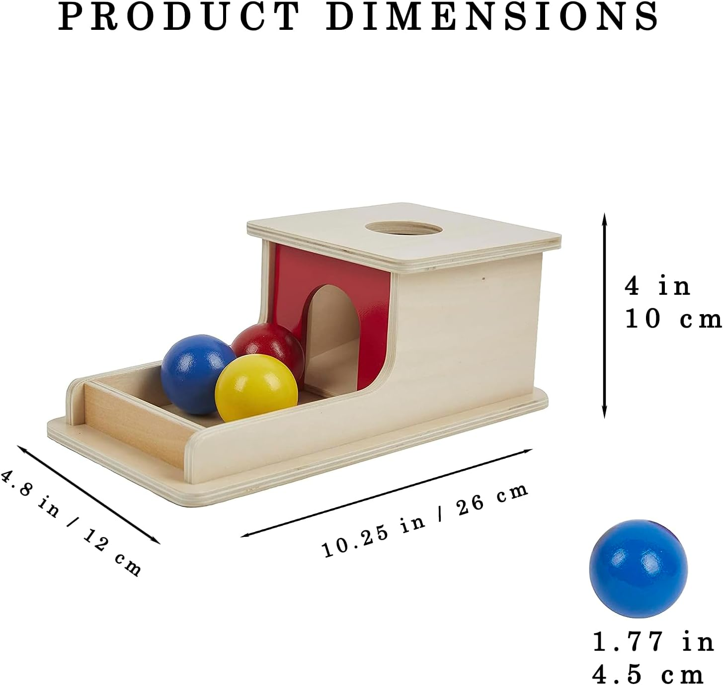 YAANI Montessori Object Permanence Box, Toys for 1 Year Olds, Baby 6-12 Months, Toys, MG15 image number 5