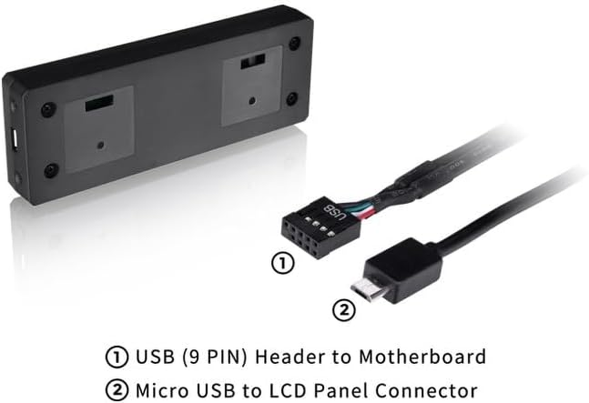 Thermaltake 3.9'' LCD Screen Kit for the Tower 300 and Ceres 330 Series, AC-073-OO1NAN-A1
