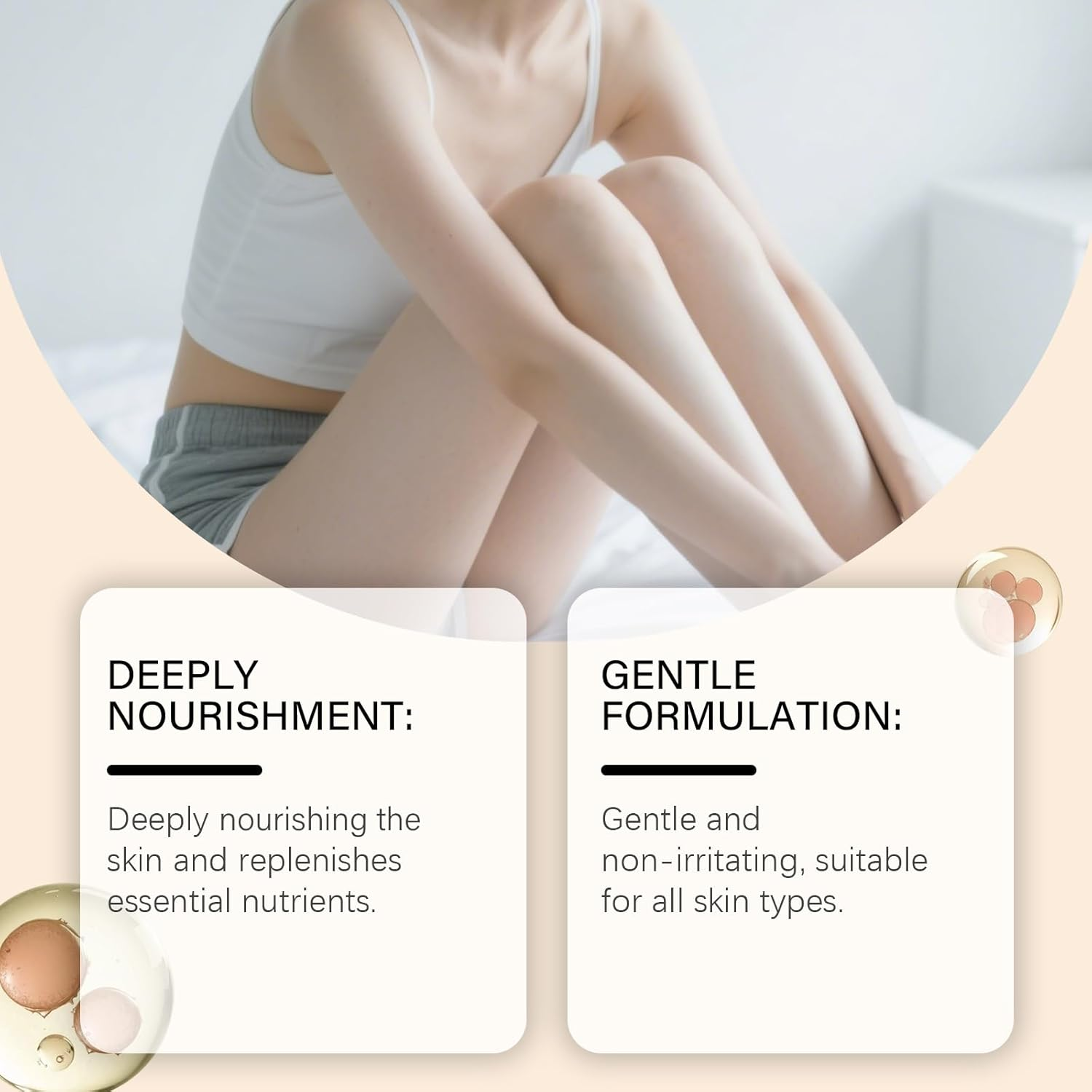 Shea Butter Body Oil, Deeply Moisturizing & Hydrating Body Oil for Sensitive and Dry Skin, Nourishing and Soothing Damaged Skin, Long Lasting Refreshing Non-Greasy (1Pcs) image number 2