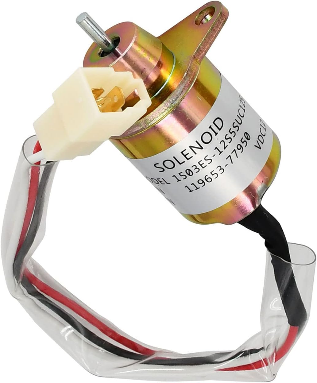 119653-77950 119285-77950 Solenoid Valve 12V Fuel Shut off for Yanmar Kubota John Deere 1503ES-12S5SUC5S SA-4562T image number 1