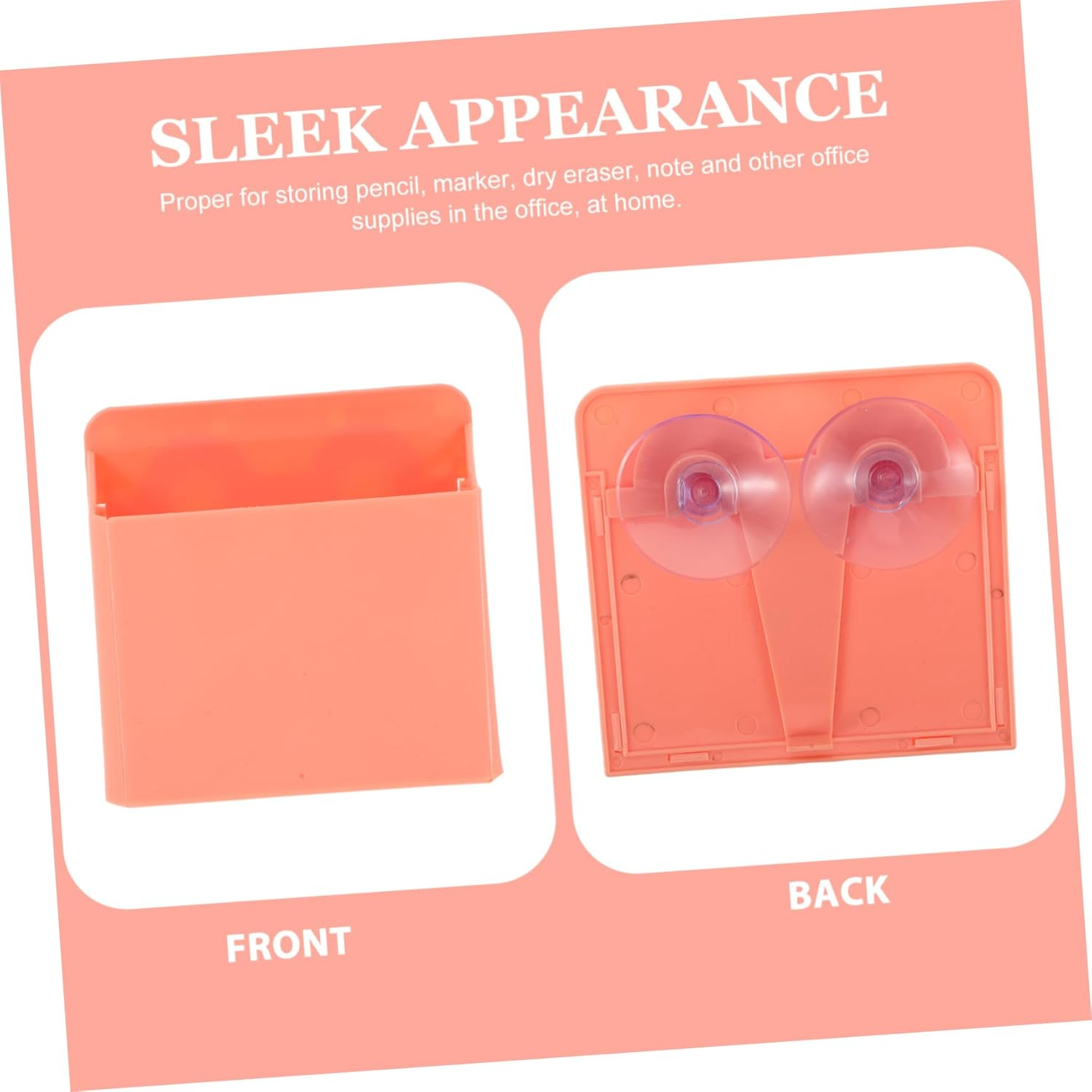 TEMPNAP 2Pcs Desk Storage Organizer Whiteboard Pencil Case Stationary Organiser Whiteboard Accessories Pen Holders image number 4