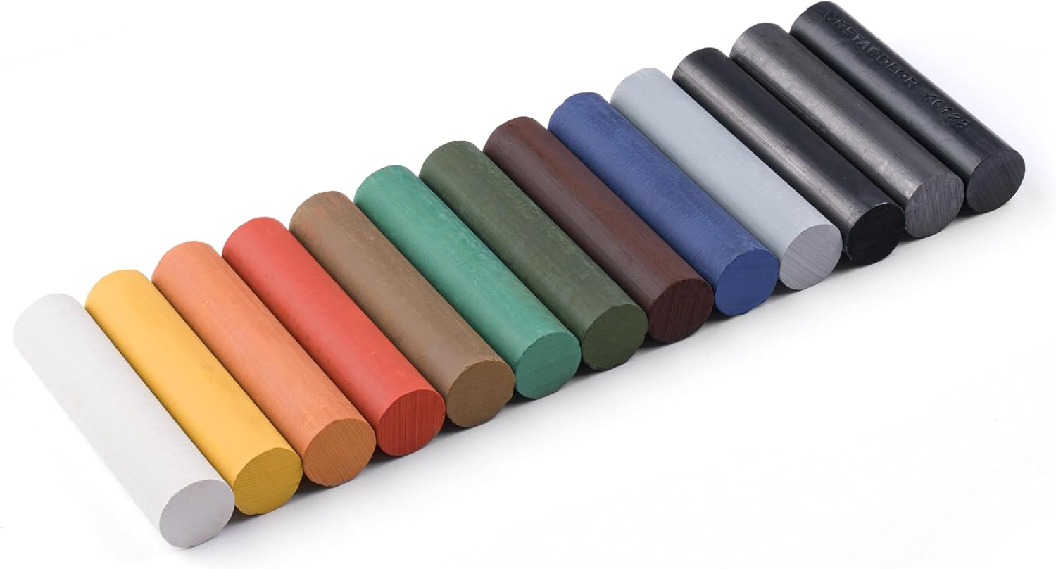 Cretacolor Art Chunky Charcoal Sticks, 12 Assorted Colours image number 2