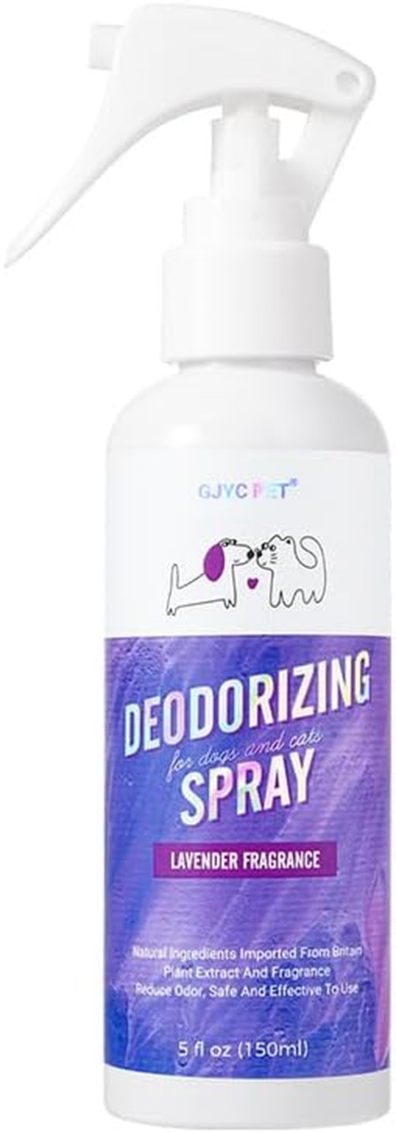 Pet Deodorizing Spray with Lavender Fragrance, 150Ml, for Litter Boxes, Pet Cages, and Pet Areas image number 3