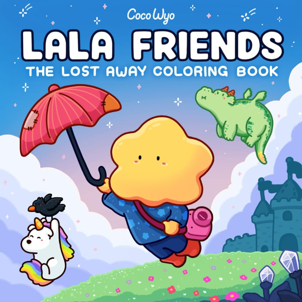 Lala Friends: Coloring Book for Adults and Teens Featuring Dreamy Characters in Imagined Worlds image number 4