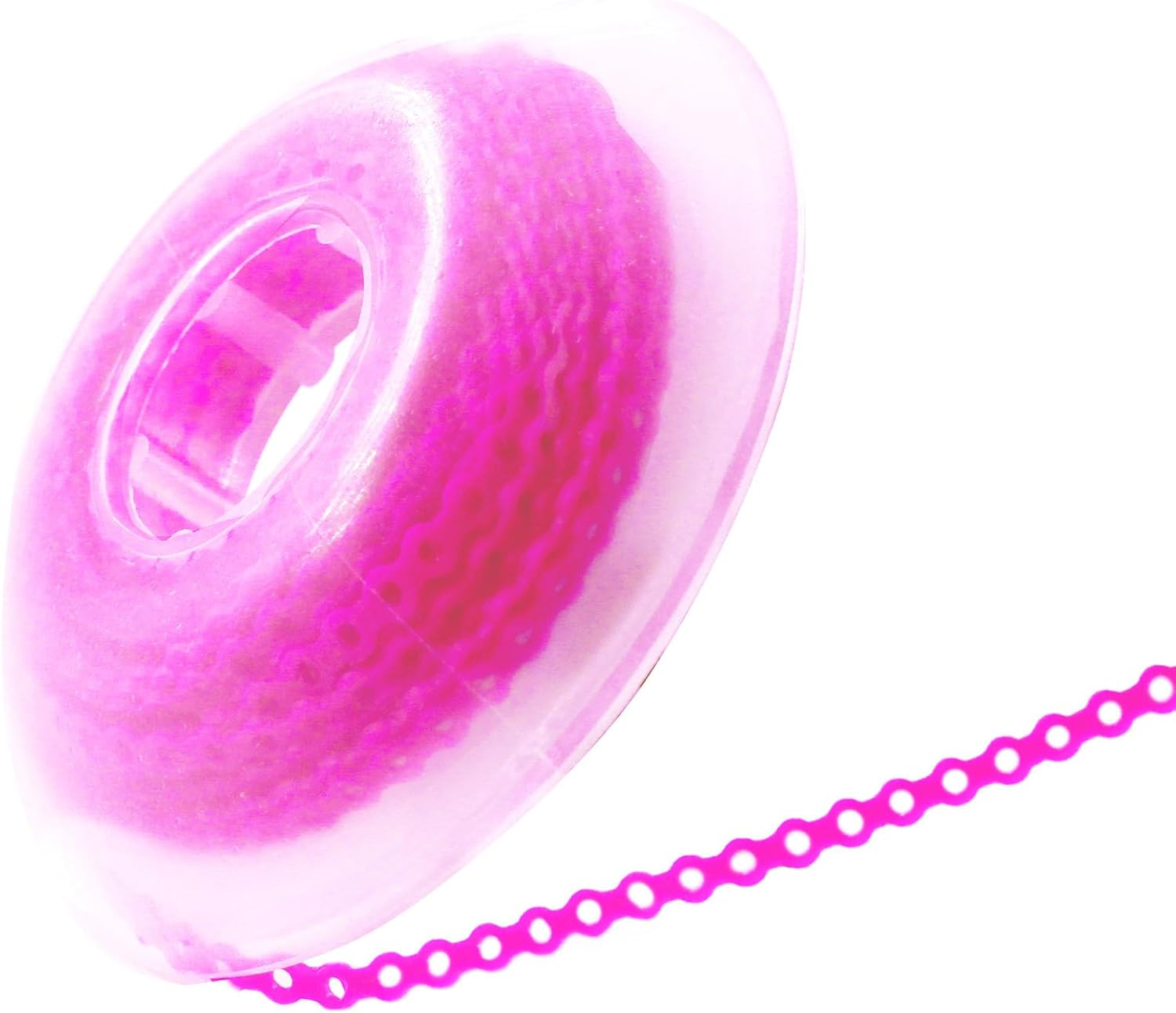 LA MIERE 1 Roll Orthodontic Rubber Chains, Braces Power Chains Consisted Force in Closed, Short, Long 15'' Spools (Long, 0.166&rsquo;&rsquo;(4.2Mm), Prussian Blue)