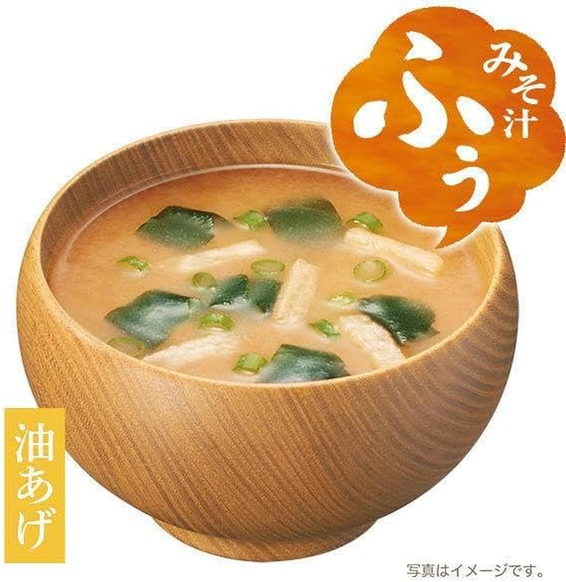 Hikari Miso Japanese Instant Miso Soup, 4 Flavors, Pack of 30 Miso Soups (Wakame Seaweed, Green Onions, Tofu, Fried Tofu) image number 1