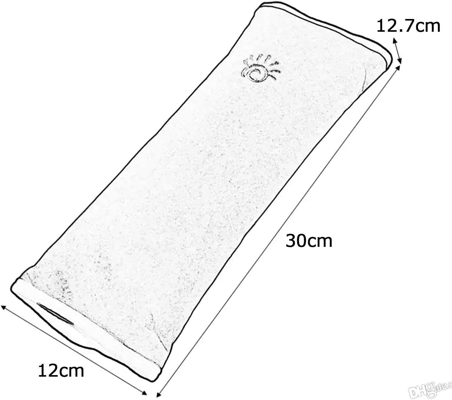 Seatbelt Pillow Car Seat Belt Covers Adjust Vehicle Protect Shoulder Pad Safety Belt Protector Cushion Soft Neck Sleep Pillow for Kids Baby Adult (Grey)