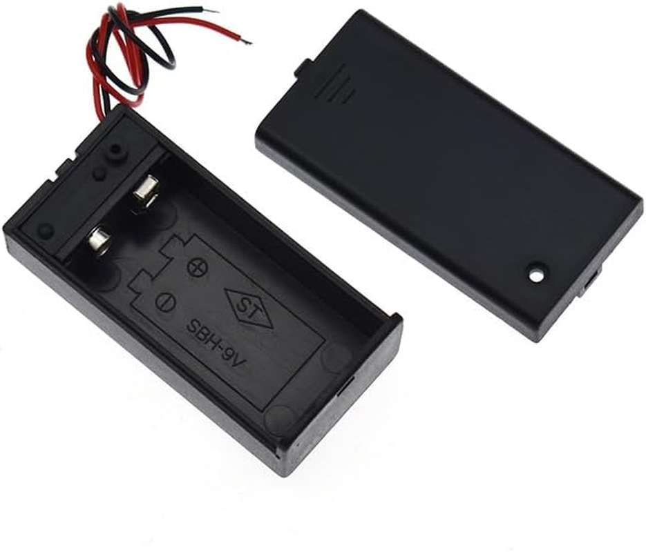 5Pcs 9V Battery Holder with Switch, Case Included image number 1