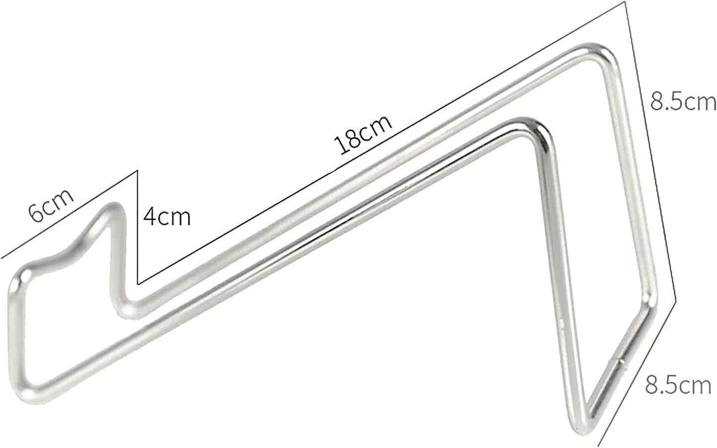 FRONTIER Simple Chrome Steel Wine Bottle Holder image number 1