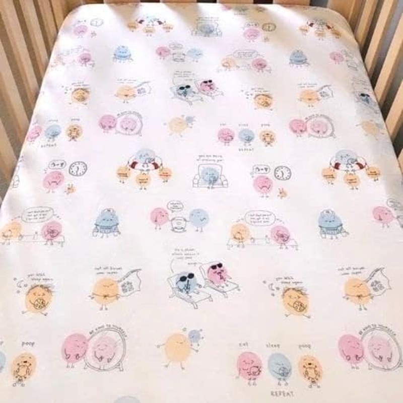 Anchor & Arrow Josie Doodles Baby Cot Sheet image number 5