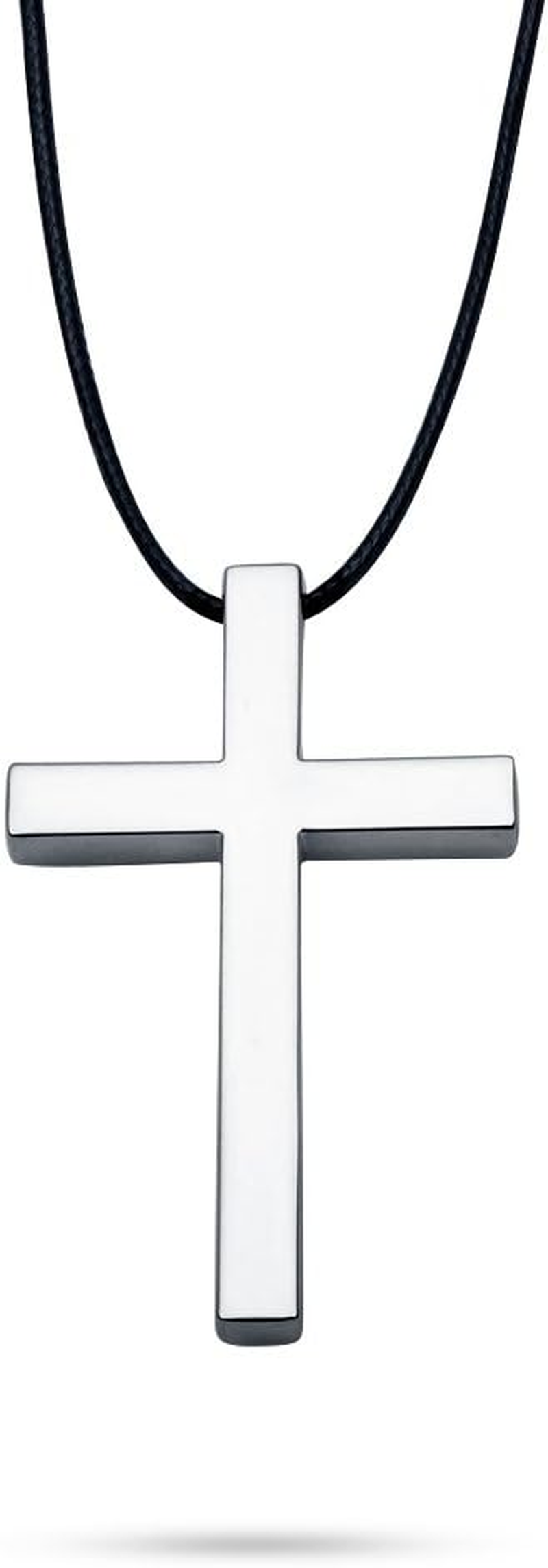 EFORCAR(TM 1Pcs Car Rear View Mirror Decoration Cross Religious Faith Car Charm Hanging Accessory Auto(Rndom Color) image number 3