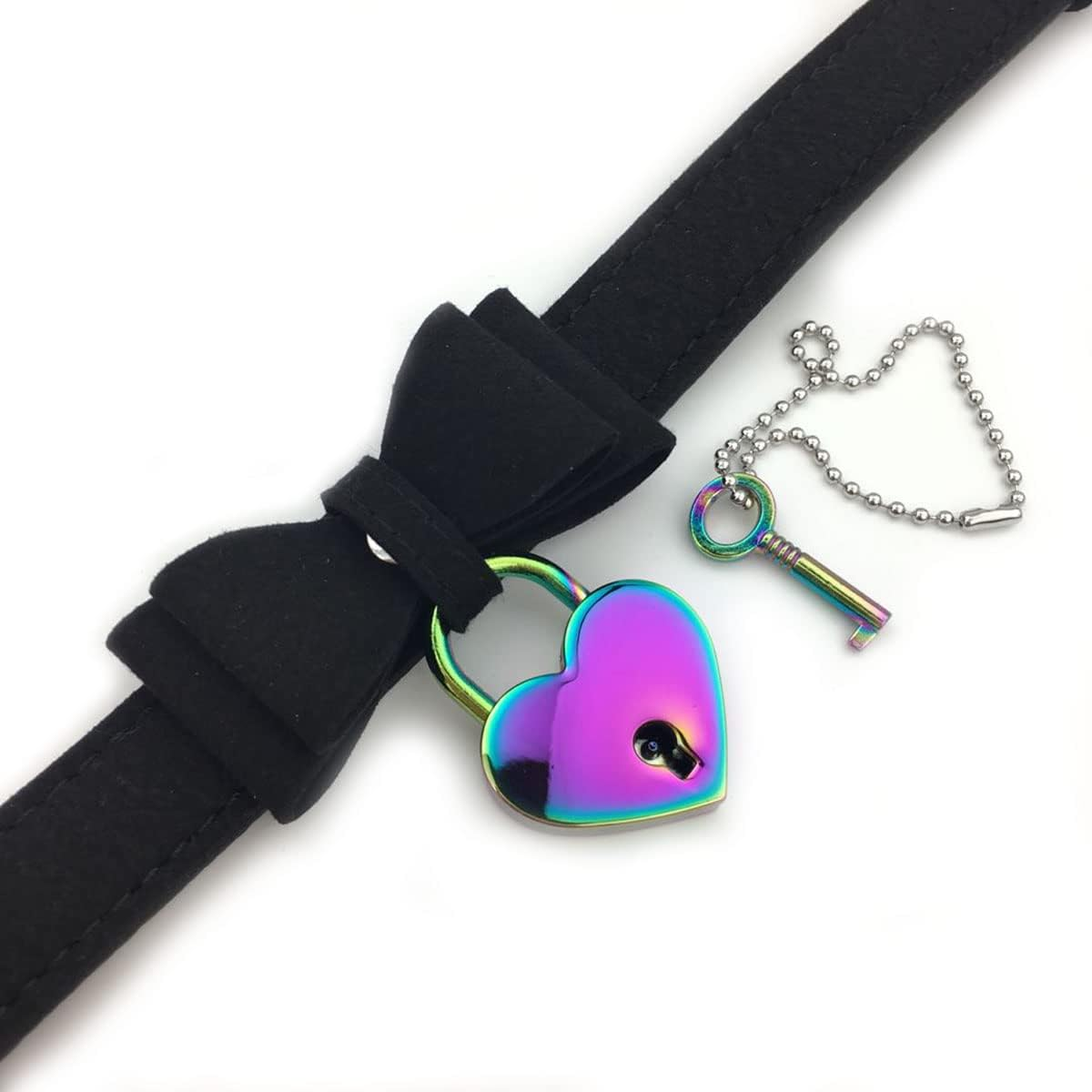 Bell Choker Collar Necklace Lolita Bow Collar Cat Kitty Velvet Necklace