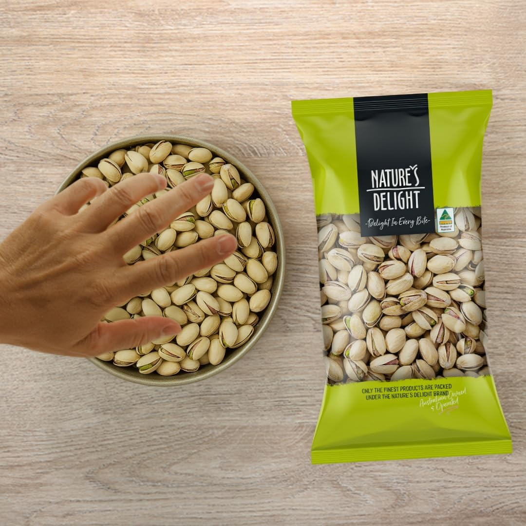 Natures Delight (Australian) Roasted and Salted Pistachios 375 G image number 6