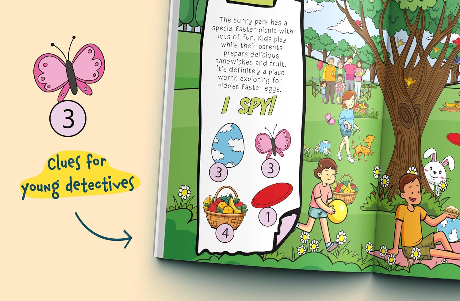 I Spy Easter Eggs: Find the Easter Bunny'S Hidden Eggs and Become the Easter Hero! a Cute Easter Basket Stuffer for Toddlers 2-5