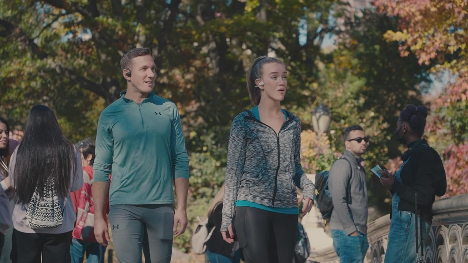 Livall LTS21 Pro - Open-Ear Headphones - Air Conduction Detachable Wireless Sport Earphones for Workouts and Running Built-In Mic for Music, Phone Call, Lightweight Safer and Comfort (Space White) image number 4