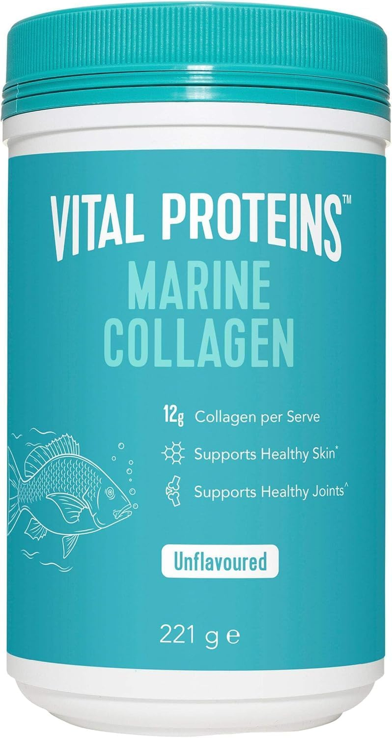 VITAL PROTEINS Marine Collagen Powder, Unflavoured, 12G Collagen Peptides per Serve, 1 Simple Ingredient (221G) image number 2