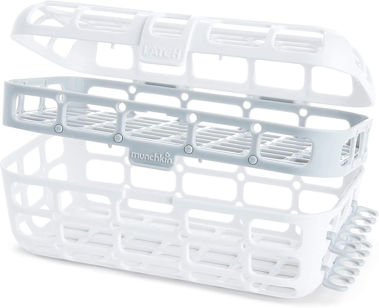 Munchkin&reg; High Capacity Dishwasher Basket, 1 Pack, Grey image number 3