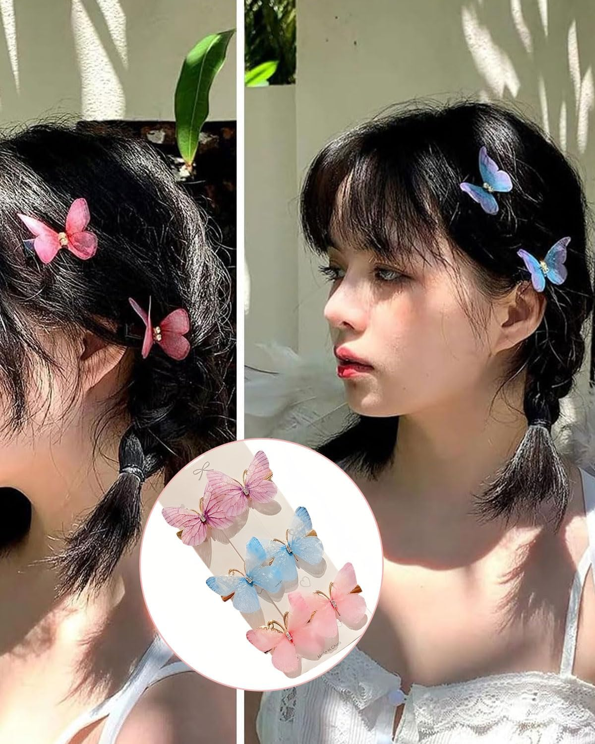 Zeayebsr Butterfly Hair Clips - 12 Pieces Hair Clips Girls Hair Accessories Butterfly Hair Clips Glitter Snap Hair Clips for Teenagers Women Hair Accessories Hair Clips Girls image number 5