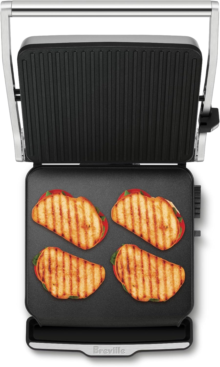 Breville the Adjustagrill & Sear, Brushed Stainless Steel, LGR350BSS image number 2
