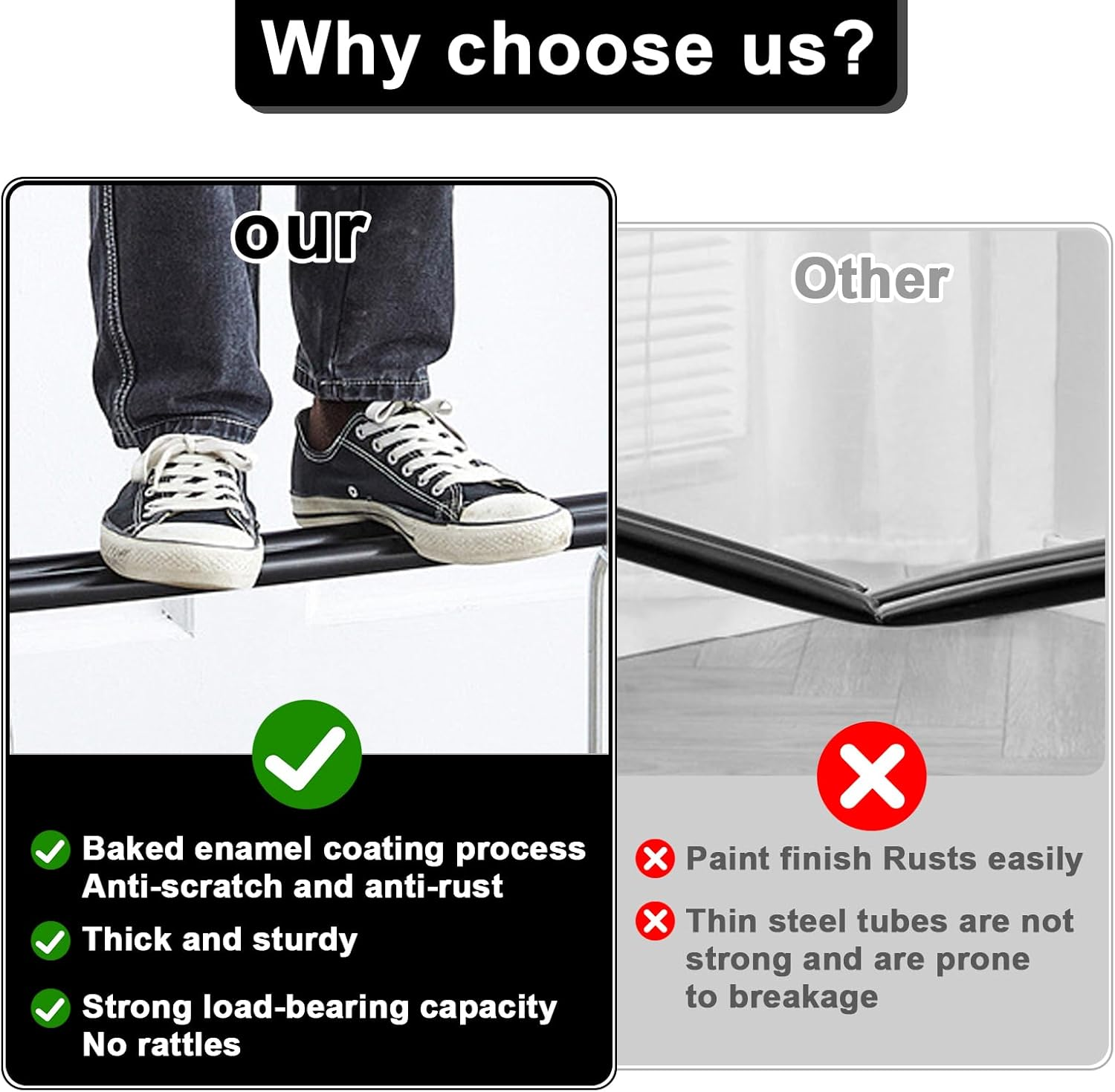 HOOMFIT Movable Fitting Room, Portable Dressing Room Frame with Curtain and Hook,Temporary Privacy Space,Changing Rooms for Clothing Stores,Offices,Studios(35&times;32&times;79Inch (Grey, 100Cm&times;95Cm&times;200Cm) image number 5