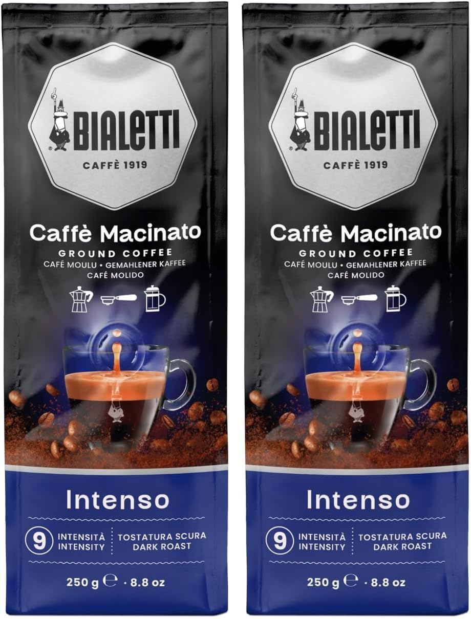 Bialetti - Universal Ground Coffee Hazelnut: Medium Roast Ground Coffee, Hazelnut and Dried Fruit Notes, 250G, Compatible for Use with Moka Pot, Espresso Machines and Coffee Press image number 4