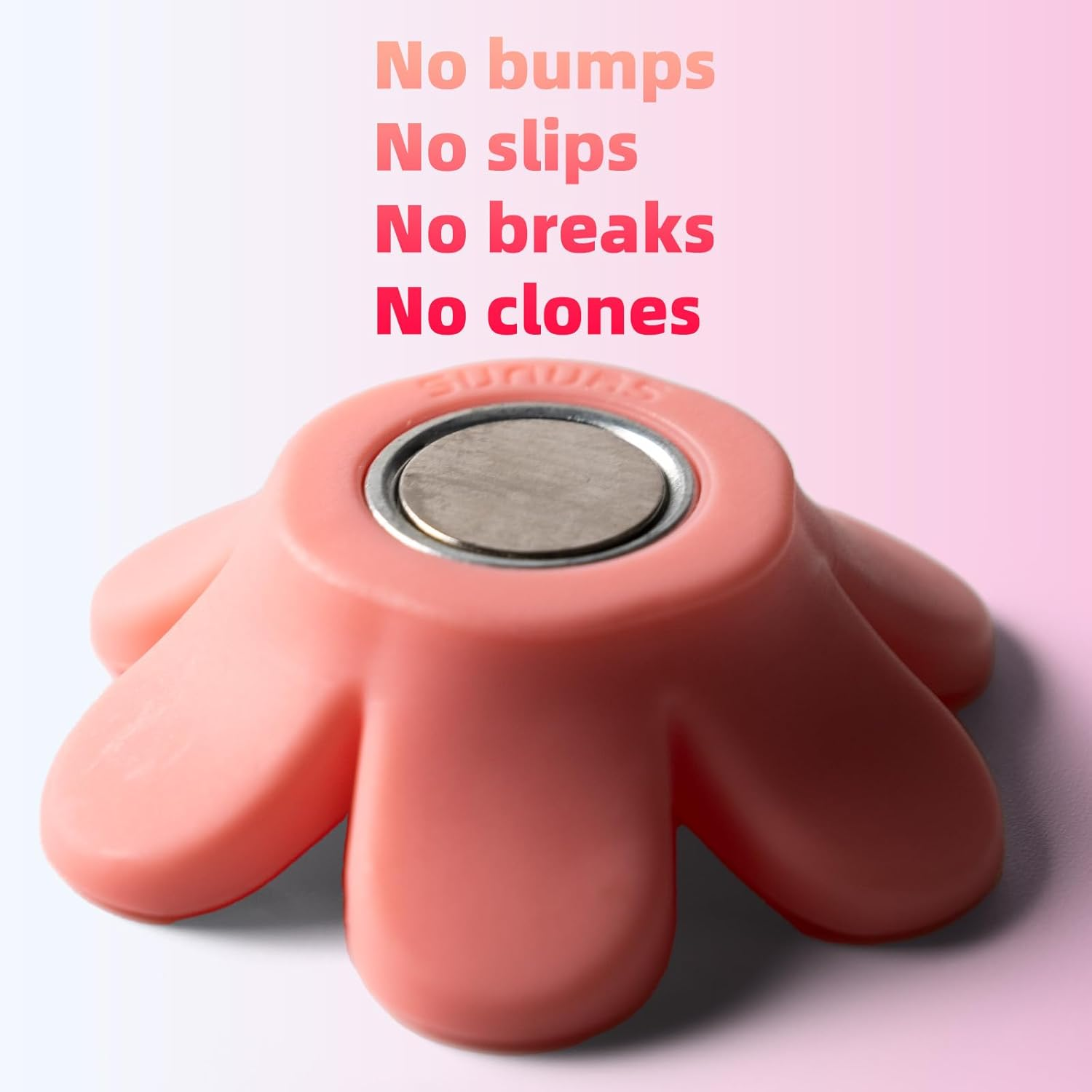 SUNURS 3D Solid Color Flower Cute Fridge Magnets for Locker, Colorful Strong Decorative Funny Refrigerator Magnets for Whiteboard, Kitchen, and Office (12 Pieces)