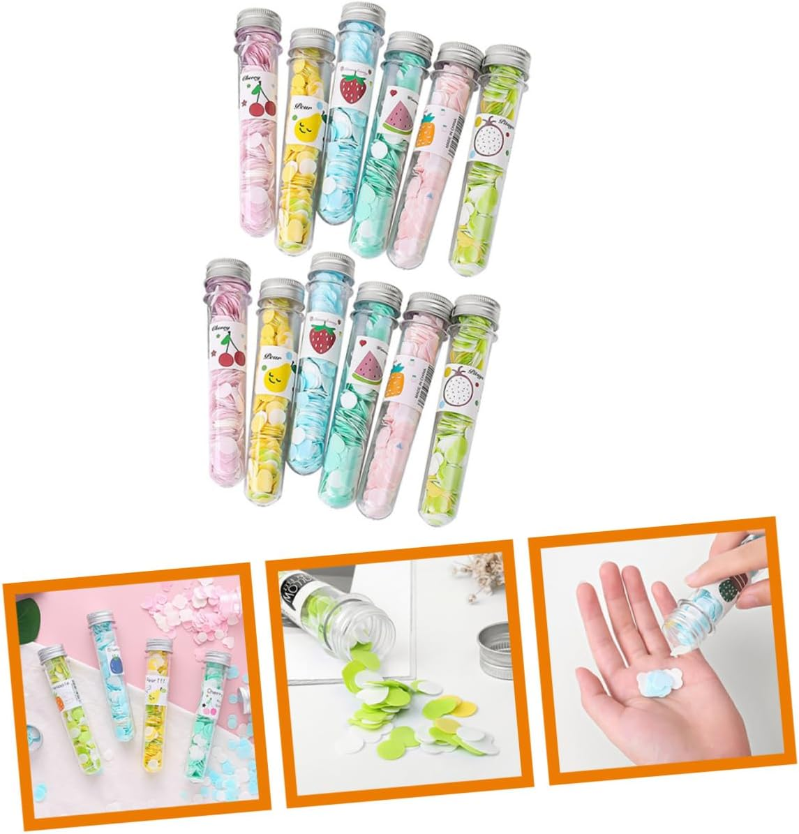 Ifundom Travel Soap Sheets Convenient Box Portable Outdoor Hand Washing Soap Pieces for Camping Hiking Business Trips Safe Easy to Use No Smell image number 1